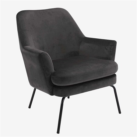 Fåtölj Milano Mörkgrå